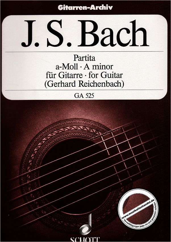 Titelbild für GA 525 - PARTITA A-MOLL BWV 1013