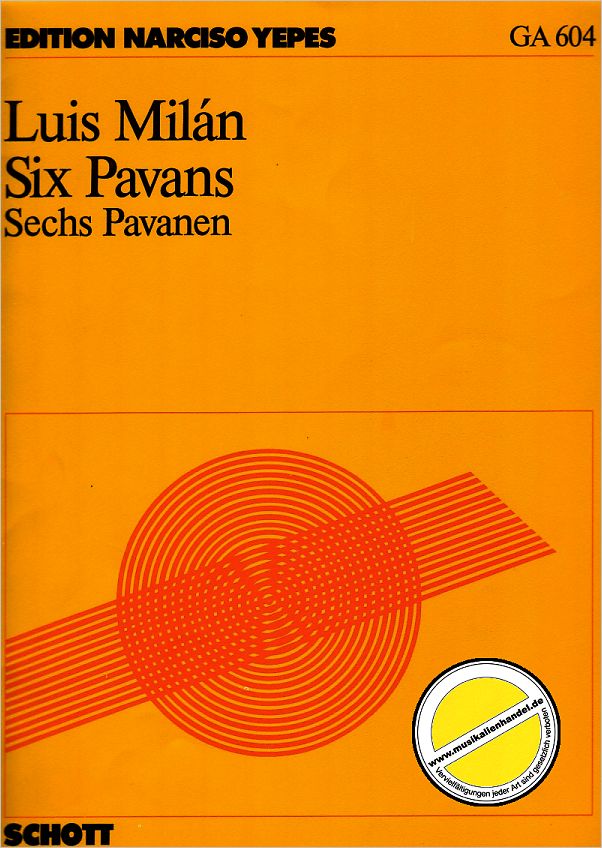 Titelbild für GA 604 - 6 PAVANEN