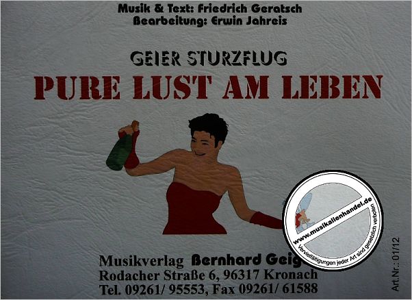 Titelbild für GEIGER 01-12 - PURE LUST AM LEBEN