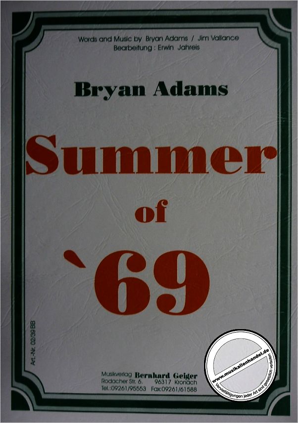 Titelbild für GEIGER 02-39-BB - SUMMER OF 69