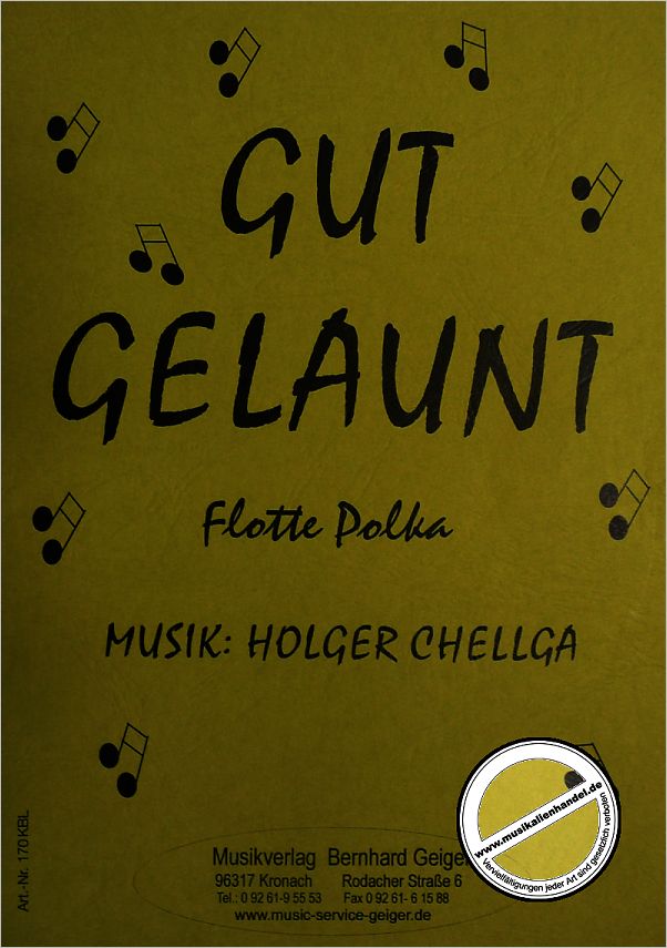 Titelbild für GEIGER 170-KBL - GUT GELAUNT - FLOTTE POLKA