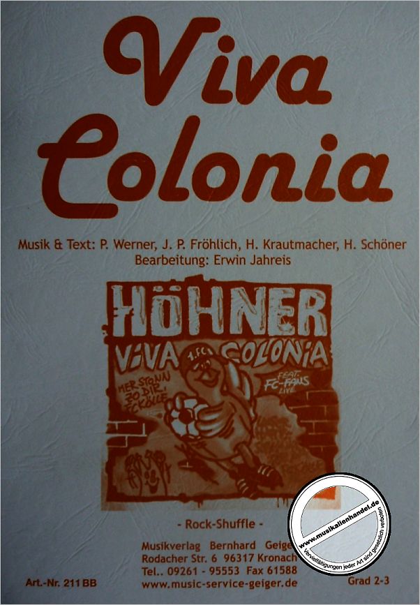 Titelbild für GEIGER 211-BB - VIVA COLONIA