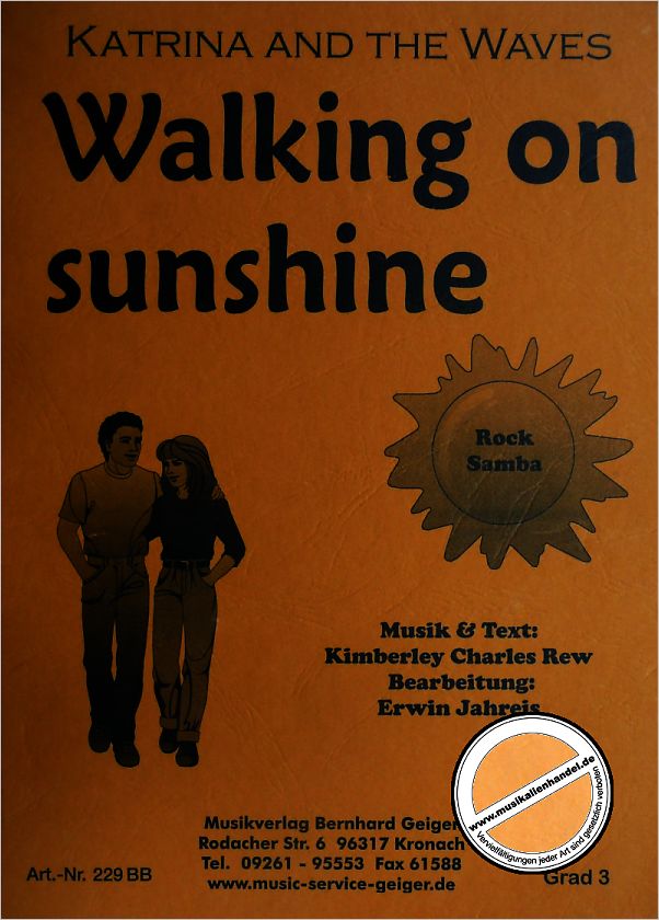 Titelbild für GEIGER 229-BB - WALKING ON SUNSHINE