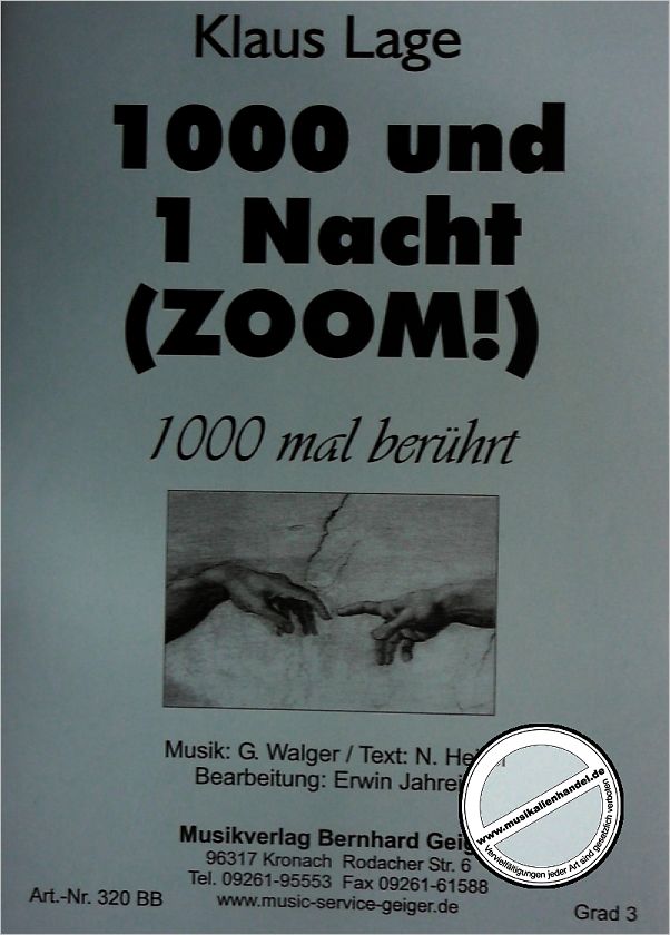 Titelbild für GEIGER 320-BB - 1000 UND 1 NACHT (ZOOM)