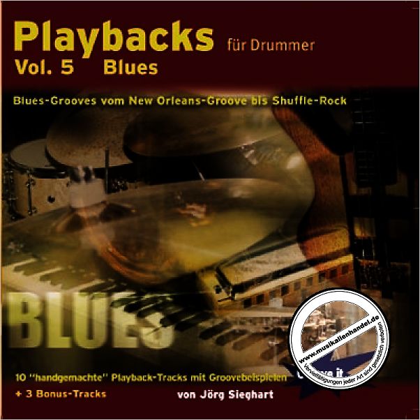 Titelbild für GI 112 - PLAYBACKS FUER DRUMMER 5 - BLUES