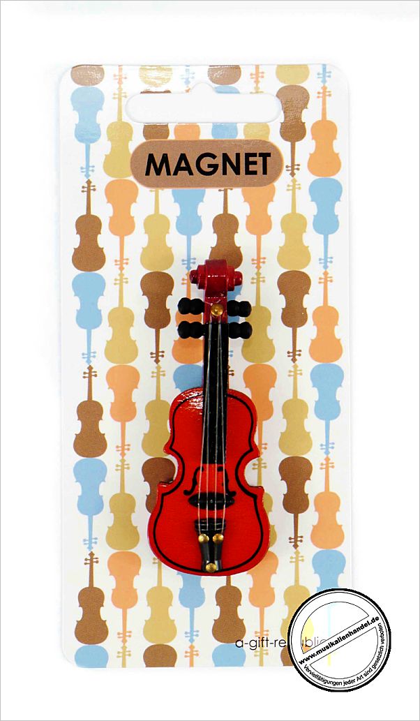 Titelbild für GIFT -M1007 - Magnet Geige Holz