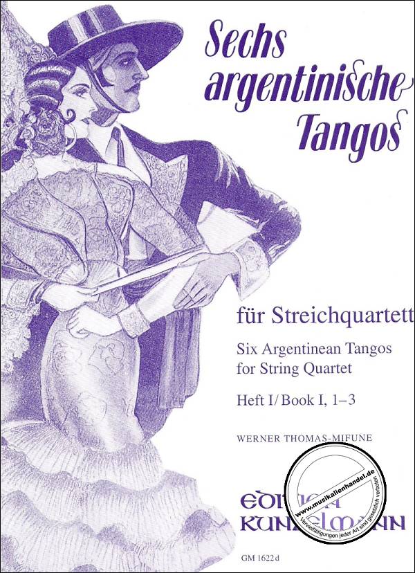 Titelbild für GM 1622D - 6 ARGENTINISCHE TANGOS 1