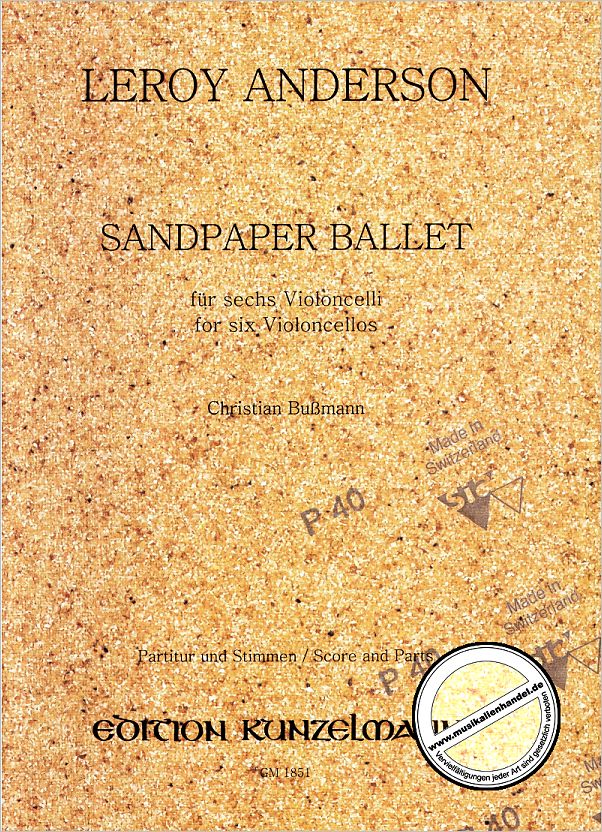 Titelbild für GM 1851 - SANDPAPER BALLET