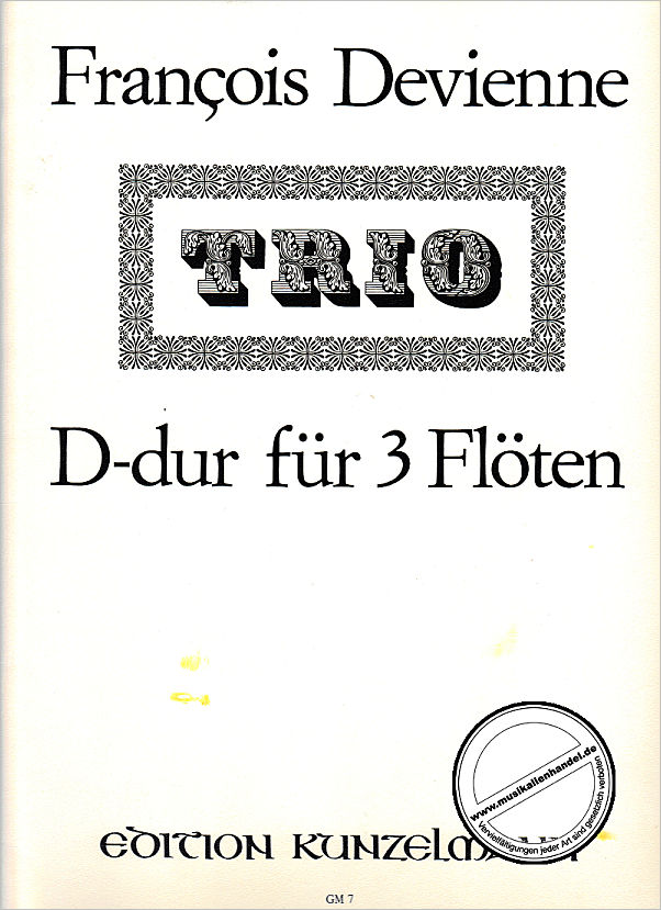 Titelbild für GM 7 - TRIO D-DUR