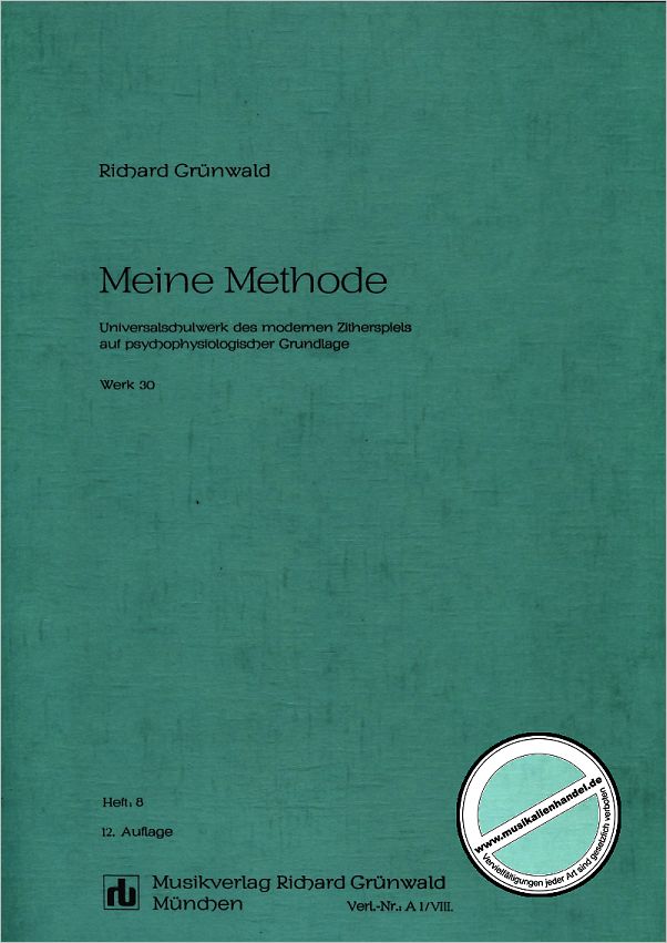 Titelbild für GRUEN -A1-8 - MEINE METHODE 8