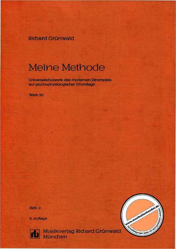 Titelbild für GRUEN -A1-9 - MEINE METHODE 9