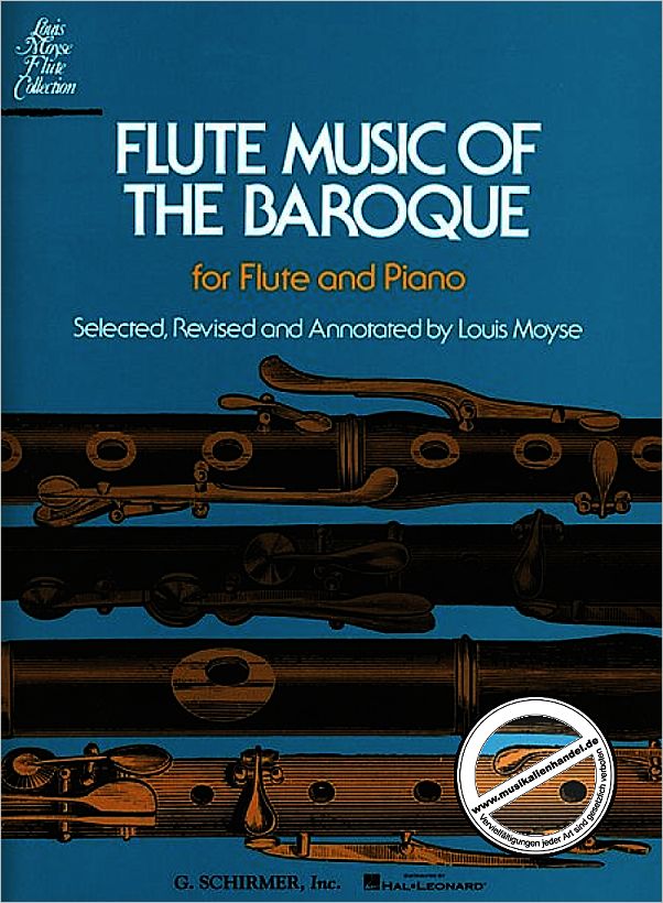 Titelbild für GS 33033 - FLUTE MUSIC OF THE BAROQUE