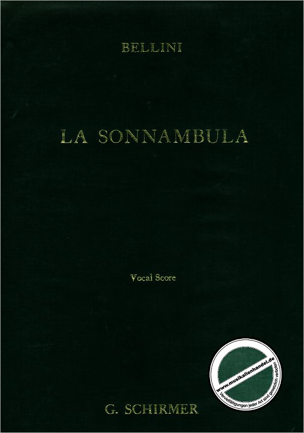 Titelbild für GS 33728 - LA SONNAMBULA