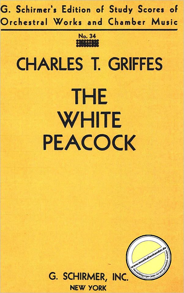 Titelbild für GS 33901 - THE WHITE PEACOCK