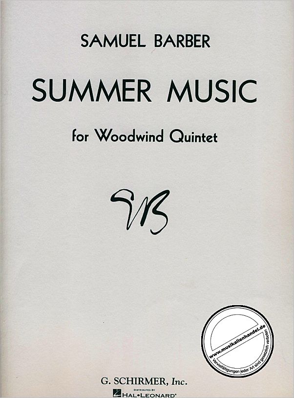 Titelbild für GS 35203 - SUMMER MUSIC