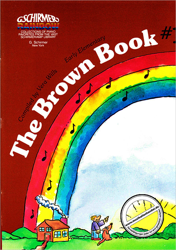 Titelbild für GS 50222 - RAINBOW BROWN BOOK 1 EARLY ELEMENTARY PIANO