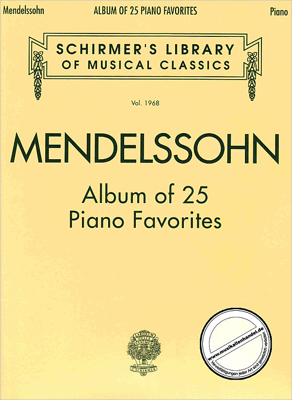 Titelbild für GS 81147 - ALBUM OF 25 PIANO FAVOURITES