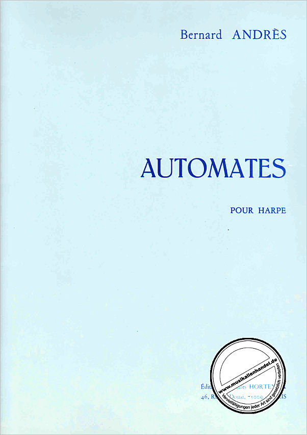 Titelbild für HA 9608 - AUTOMATES