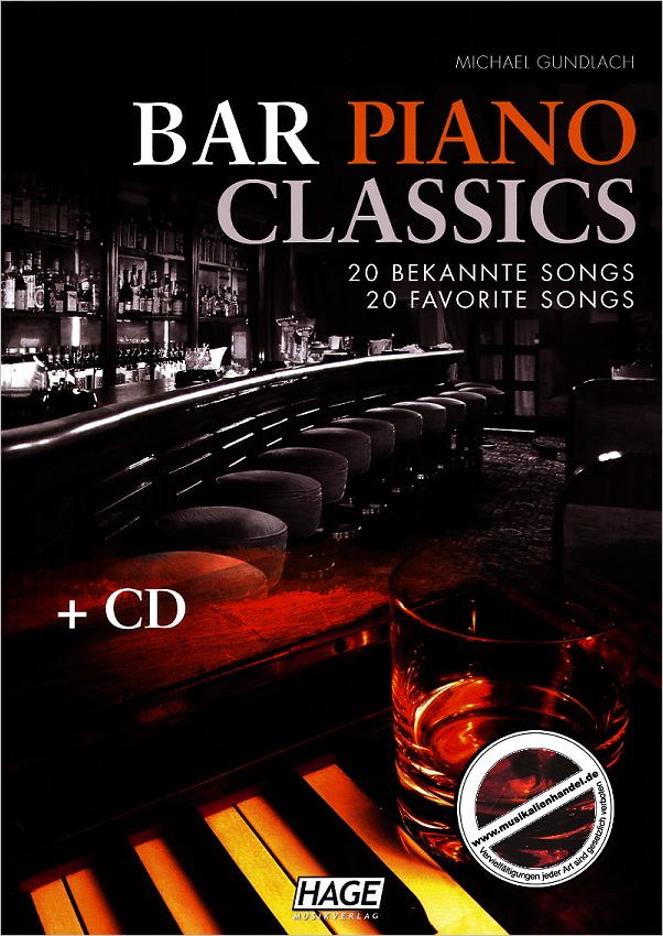 Titelbild für HAGE 3749 - BAR PIANO CLASSICS - 20 BEKANNTE SONGS