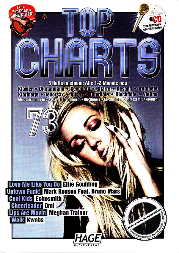Titelbild für HAGE 3871 - TOP CHARTS 73