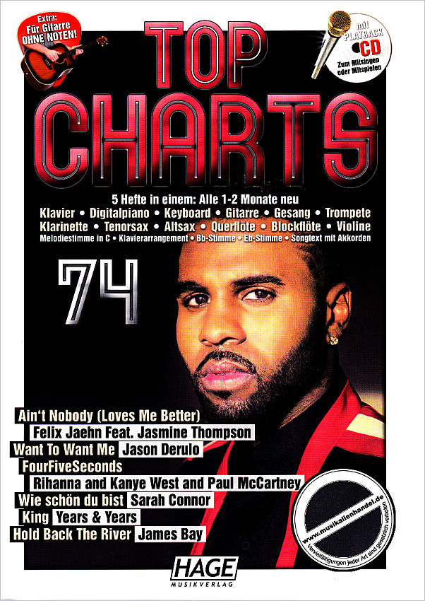 Titelbild für HAGE 3873 - TOP CHARTS 74