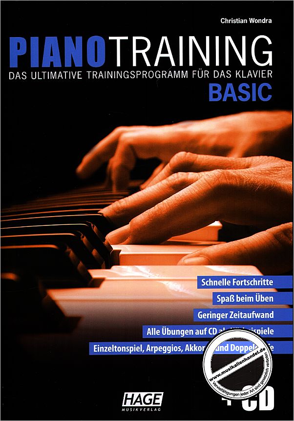 Titelbild für HAGE 3937 - PIANO TRAINING - BASIC
