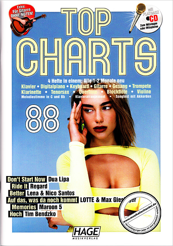 Titelbild für HAGE 3989 - Top Charts 88