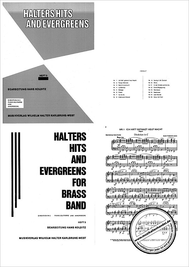 Titelbild für HAL 2378-DIR - HALTERS HITS + EVERGREENS 3