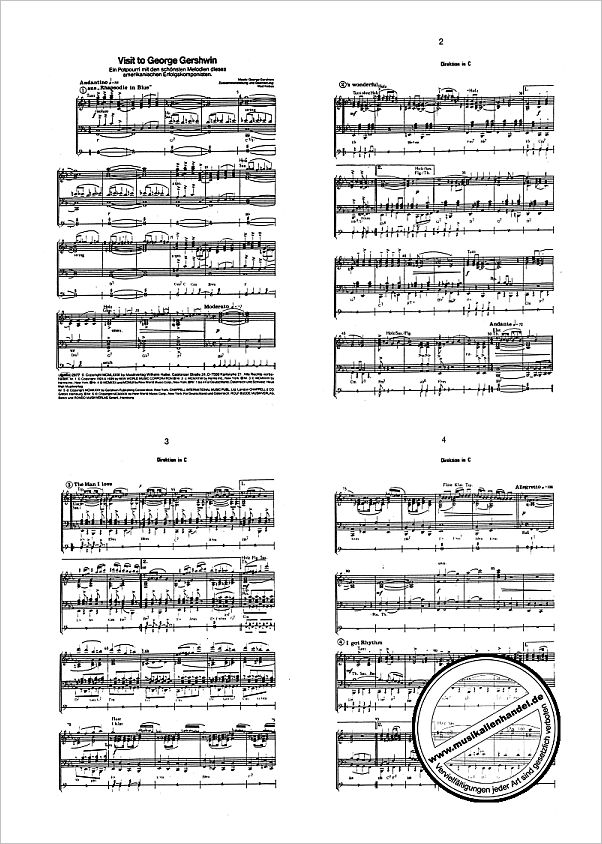 Titelbild für HAL 2677 - VISIT TO GEORGE GERSHWIN POTPOURRI