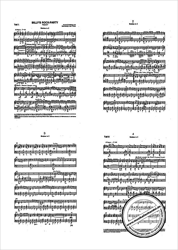 Titelbild für HAL 2723-DIR - BILLY'S ROCK PARTY