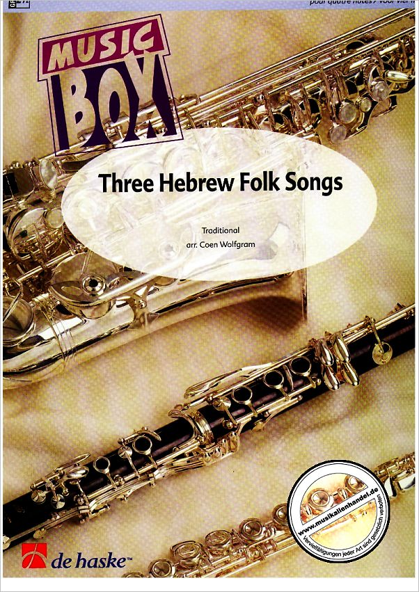 Titelbild für HASKE 1013016 - 3 HEBREW FOLK SONGS