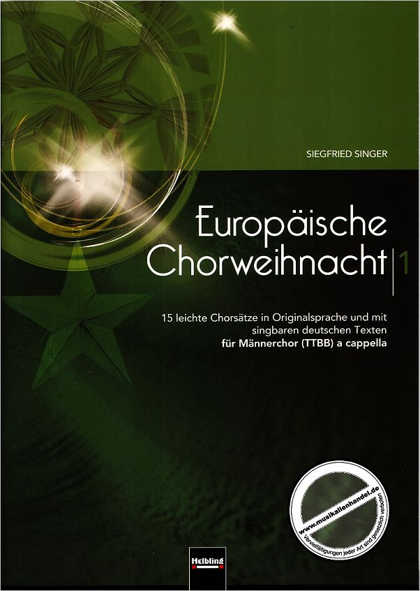Titelbild für HELBL -C5764 - EUROPAEISCHE CHORWEIHNACHT 1