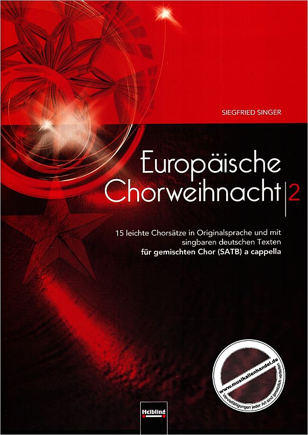 Titelbild für HELBL -C5895 - EUROPAEISCHE CHORWEIHNACHT 2