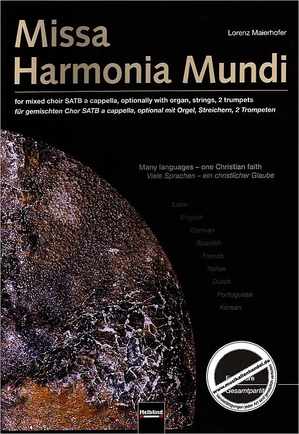 Titelbild für HELBL -C6269 - MISSA HARMONIA MUNDI