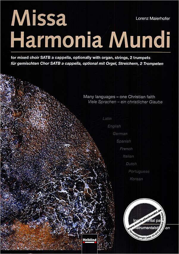 Titelbild für HELBL -C6270 - MISSA HARMONIA MUNDI