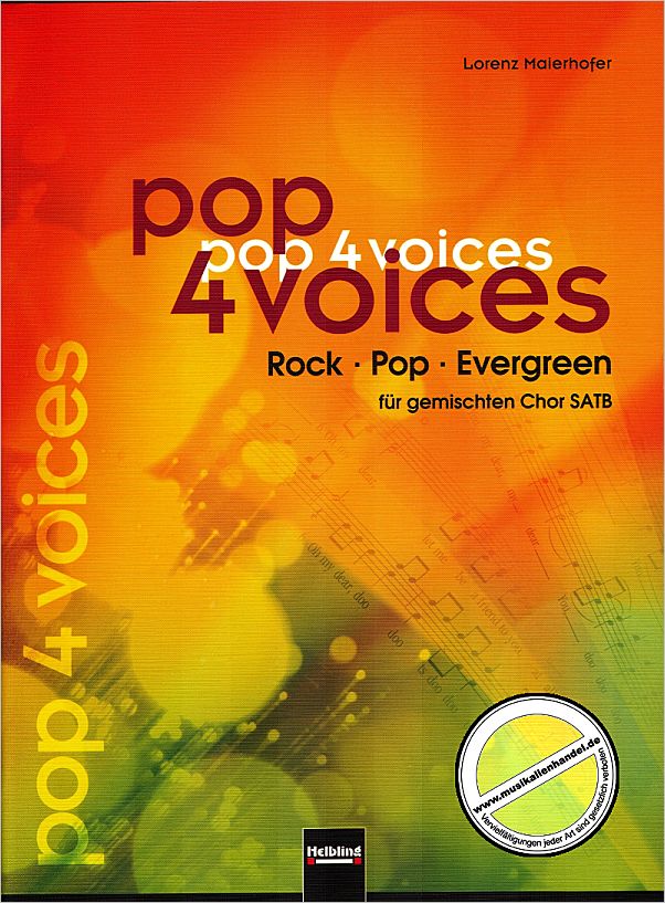 Titelbild für HELBL -C6413 - POP 4 VOICES - ROCK POP EVERGREENS