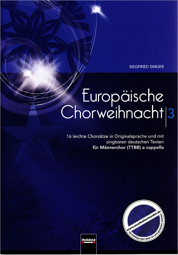 Titelbild für HELBL -C6963 - EUROPAEISCHE CHORWEIHNACHT 3