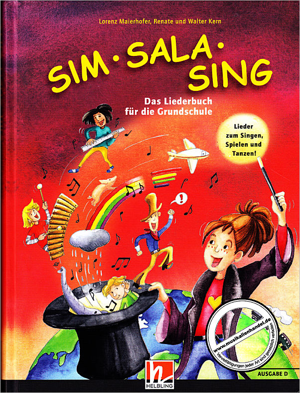 Titelbild für HELBL -S8715 - Sim sala sing - das Grundschulliederbuch