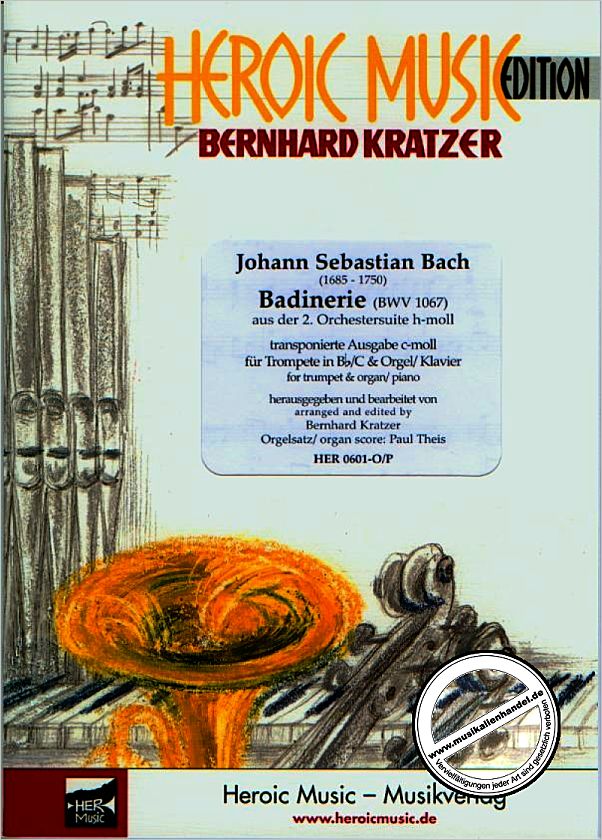 Titelbild für HER 0601-O - BADINERIE (ORCHESTERSUITE 2 H-MOLL BWV 1067) FASSUNG F-MOLL