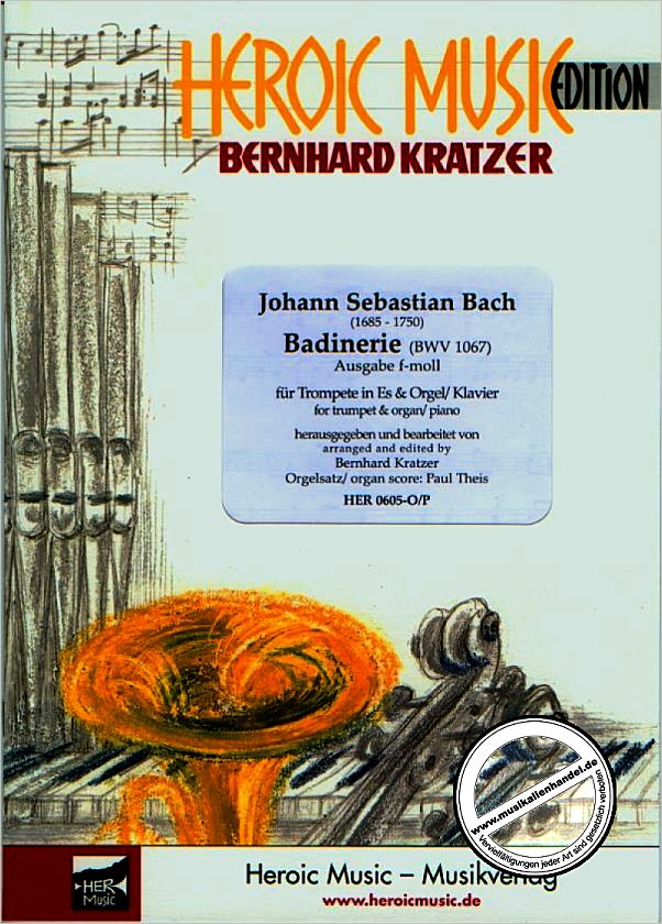 Titelbild für HER 0605-O - BADINERIE (ORCHESTERSUITE 2 H-MOLL BWV 1067) FASSUNG C-MOLL