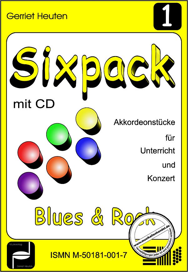 Titelbild für HEUTEN 001-7 - SIXPACK 1 - BLUES & ROCK