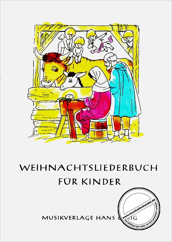 Titelbild für HG 448 - WEIHNACHTSLIEDERBUCH FUER KINDER
