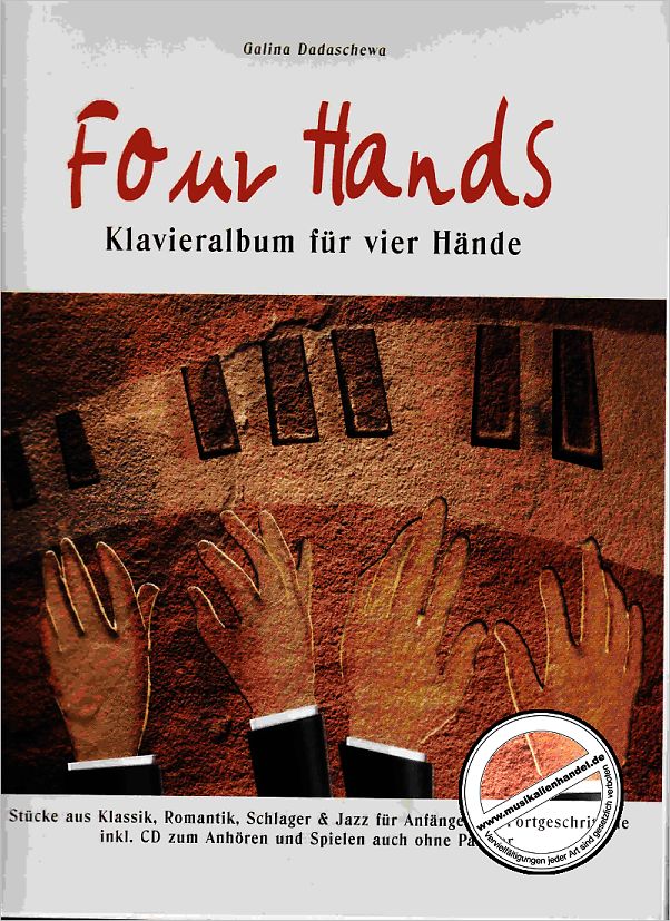 Titelbild für HGEM 5626 - FOUR HANDS - KLAVIERALBUM FUER 4 HAENDE