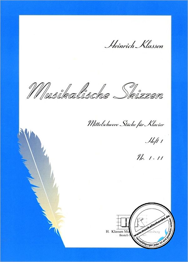 Titelbild für HK 003 - MUSIKALISCHE SKIZZEN 1 (1-11)