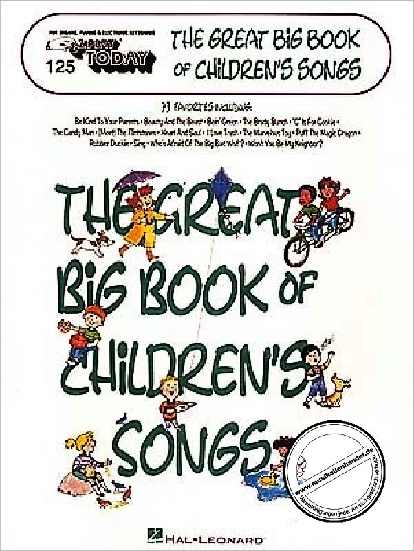 Titelbild für HL 100001 - THE GREAT BIG BOOK OF CHILDREN'S SONGS