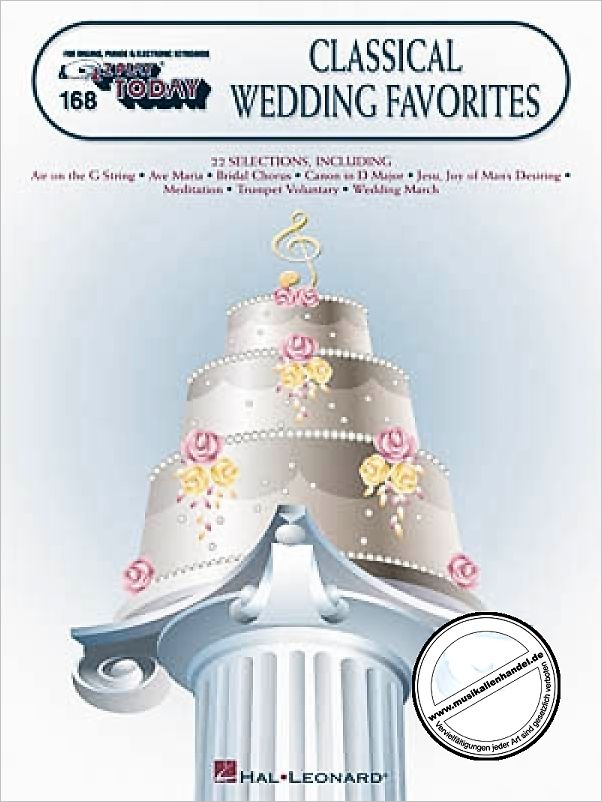 Titelbild für HL 100138 - CLASSICAL WEDDING FAVOURITES