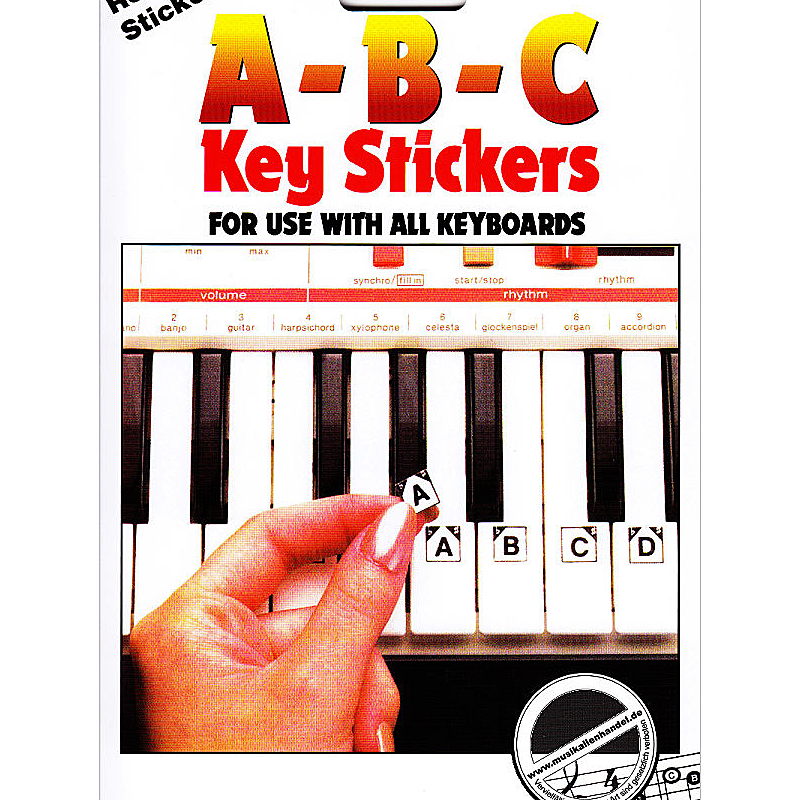 Titelbild für HL 1009 - Abc Keyboard stickers / Aufkleber Tastatur