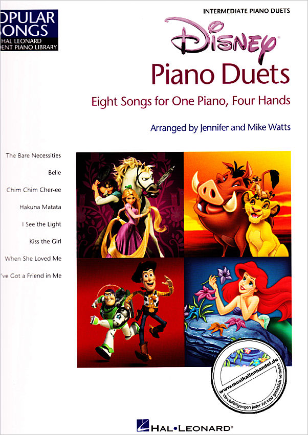 Titelbild für HL 113759 - DISNEY PIANO DUETS