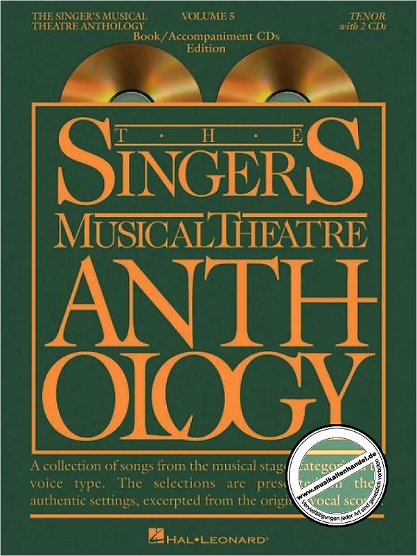 Titelbild für HL 1164 - SINGER'S MUSICAL THEATRE ANTHOLOGY 5