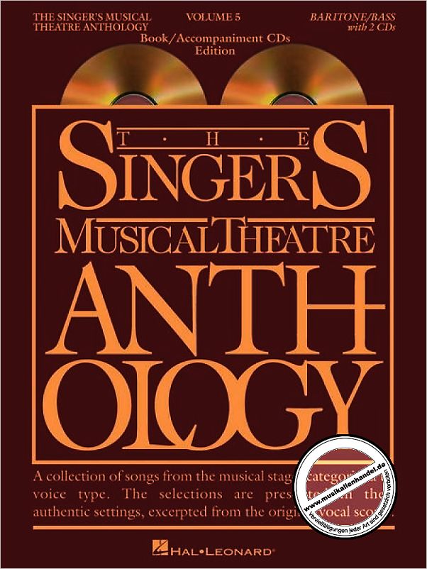 Titelbild für HL 1165 - SINGER'S MUSICAL THEATRE ANTHOLOGY 5